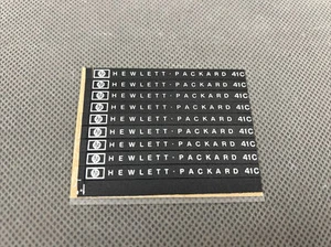 Etiqueta de identificación del producto HP-41C Front Edge: ORIGINAL; 1 cada uno - Imagen 1 de 2