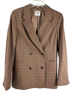 Sunday Best Freshman Plaid Academia Jacket Houndstooth Aritzia Career Sz M NWT - Picture 1 of 12