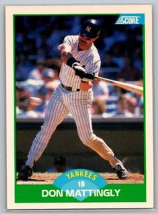 1989 Score Don Mattingly #100 - Bild 1 von 2