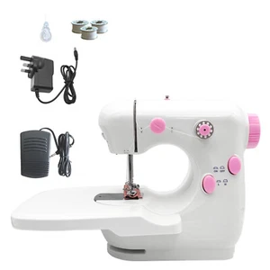 Electric Portable Sewing Machine for Beginners, with Foot Pedal & Sewing Kit - Picture 1 of 8