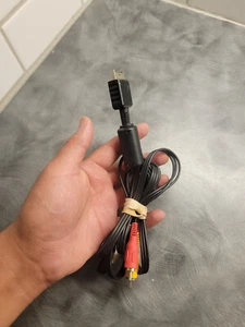 Genuine Sony OEM RCA AV Audio/video Cable For PlayStation PS1 PS2 - Picture 1 of 3