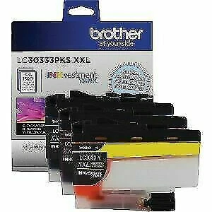 Brother LC30333PKS INKvestment Tank 3 Pack Color Ink Cartridges