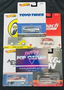 HOT WHEELS PREMIUM SPEED GRAPHICS 5 CAR SET - Picture 1 of 1