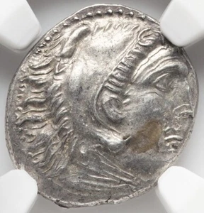NGC Ch AU Alessandro Magno III 336-323 a.C. Regno di Macedonia Argento AR Dracma - Foto 1 di 5