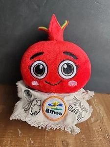 Athos roter Granatapfel Plüschtier Stofftier Spielzeug 6 Zoll - Bild 1 von 13