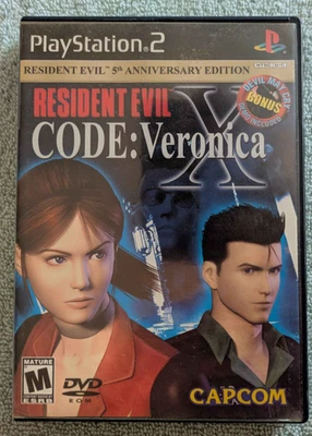 Resident Evil Code Veronica X Anniversary Edition Playstation 2 PS2 CIB DMC Demo - Image 1 of 4