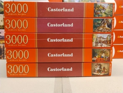 LOTTO PUZZLE CASTORLAND DA 3000 PEZZI - USATI COME NUOVI - DESCRIZIONE PIU' INFO - Immagine 1 di 2