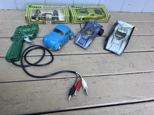 Vtg Riggen Box Beetle Vw Super Vette Slot Car Lot Hot Rod Parts Corvette Rc - Picture 1 of 23