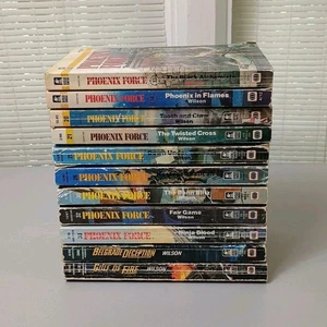 Phoenix Force by Gar Wilson Adventure Paperback Books 1984-89 Lot of 11 - Picture 1 of 15