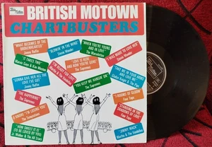 BRITISH MOTOWN CHARTBUSTERS 1989 UK LP STEVIE WONDER Marvelettes DIANA ROSS - Picture 1 of 4