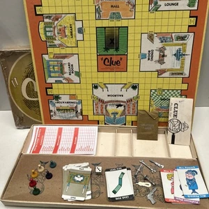 Clue Mystery gioco da tavolo Parker Brothers anni 60 - completo - vintage - Foto 1 di 3