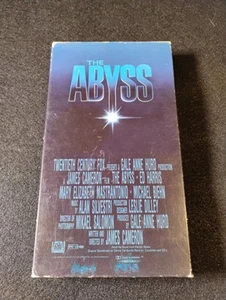 The Abyss VHS, Ed Harris, Mary Elizabeth Mastrantonio, Fmr Rental, Video Island - Picture 1 of 9