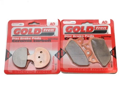 Pastillas de freno delanteras y traseras para Harley Davidson S Heritage Springer 2000-2003 Foto 1 de 3