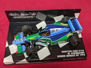 Minichamps 1/43 Benetton Ford B194 Monaco winner Michael Schumacher 1994 - Picture 1 of 7