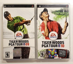Tiger Woods PGA Tour 09 & Tour 10 (Sony PlayStation Portable) PSP CIB Komplett - Bild 1 von 5