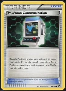 Pokemon Kommunikation Uncommon #99/114 Schwarz-Weiß LP Pokémon - Bild 1 von 2