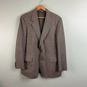 Vintage Pendleton XL grau Western Tweed Blazer Jacke Sport Anzug Mantel USA Wolle - Bild 1 von 12