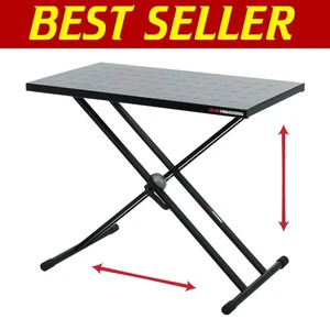 Heavy-Duty Portable Utility Table Top Set with Adjustable X Style Keyboard Stand - Picture 1 of 14