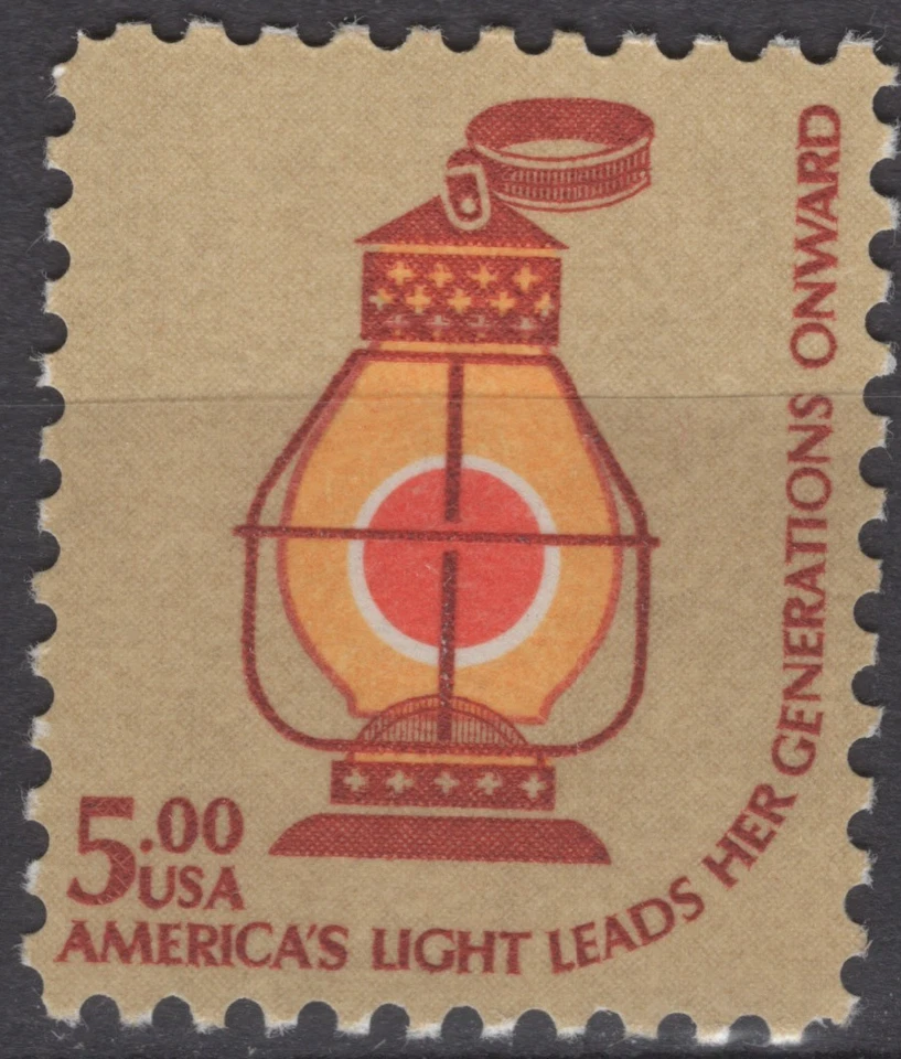 SC# 1612 - $5.00 - 1975-81 Americana Issue - Conductor's Lantern - MNH Single - Image 1 of 1