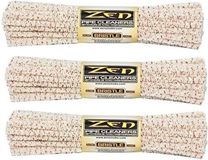 ZEN Bundle Zen Pulitori per Pipe Setole Rigide, 132 132 Conteggi (Confezione da 3), Giallo - Foto 1 di 5
