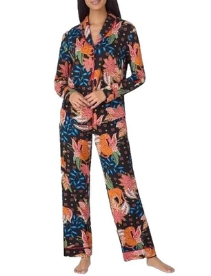 Nuevo Juego de Pijama Cuello Chal Damas Servicio de Habitaciones Pequeño S Naranja Tigger Foto 1 de 4