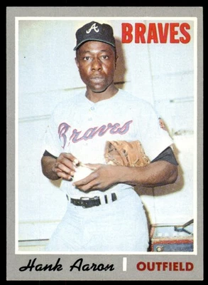 1970 Topps Set Break Hank Aaron #500 como nuevo *CV25 Foto 1 de 2