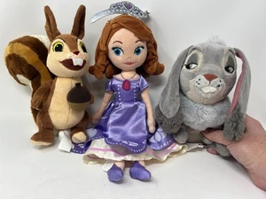 Disney Sofia the First Bundle: Sofia, Rabbit, and Squirrel - Picture 1 of 10
