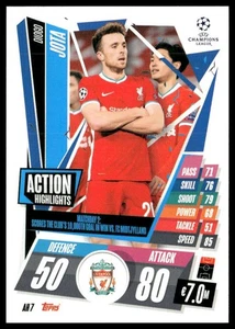 2020-21 Topps Match Attax UEFA Champions Lg Ex #AH7 Diogo Jota Action Highlights - Picture 1 of 2
