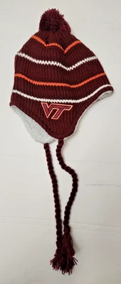 Sombrero tejido borla Virginia Tech Hokies NCAA Foto 1 de 2