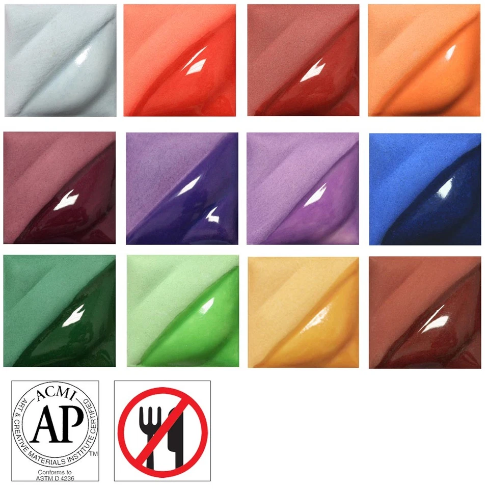 Juego de esmalte de terciopelo AMACO #3 Foto 1 de 1