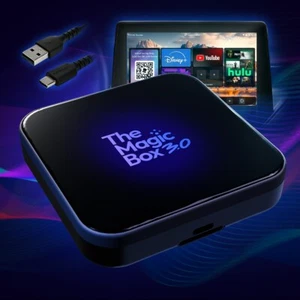 NEW The Magic Box 3.0 Wireless CarPlay/Android Auto Adapter Wireless Auto - Picture 1 of 3