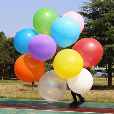 90cm Latex Balloon Jumbo Latex Giant Balloons Birthday Wedding Party Round Large - image 1 of 4