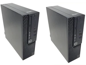 Lot of 2 Dell Optiplex 3050 SFF i5-7500 3.4 GHz M.2 256GB SSD 8GB RAM W11P WiFi - Picture 1 of 3