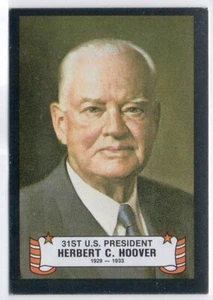 HERBERT HOOVER 1980 Kellogg's Presidents Card #30 - Picture 1 of 1
