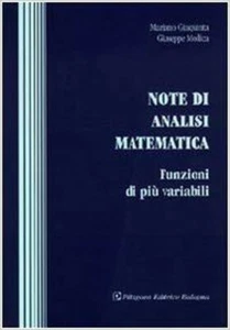 NOTE DI ANALISI MATEMATICA funzioni di più variabili Giaquinta Modica - Picture 1 of 1