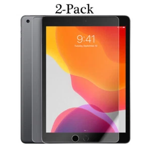 2 Pack Screen Protector Tempered Glass For Apple iPad 10.2 9.7 Air Pro 10.5 Mini - Picture 1 of 1