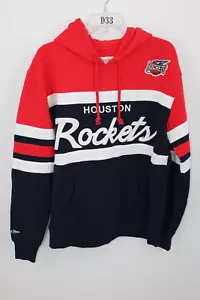 Felpa con cappuccio Mitchell & Ness da uomo Houston Rockets taglia large - Foto 1 di 10