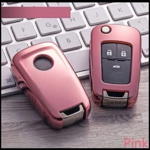 Pink Key Cover For Vauxhall Opel Zafira C Meriva B Case Fob 2 3 4 5 Button t10 - Picture 1 of 7