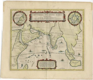 Antique Map of the Indian Ocean by Janssonius (c.1660) - Picture 1 of 1