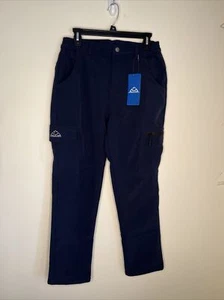 NWT Outdoor Waterproof Fleece Lined Unisex Snow/ Skiing/ Hiking Pants M - Picture 1 of 12