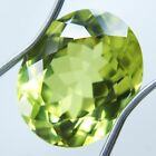Oval Shape Loose Gemstones Green Natural Sphene Titanite Certified 5.95 Ct