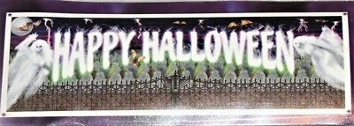 Ethereal Ghost Jumbo Banner #00173, 1/pk, Banner de Halloween Foto 1 de 4