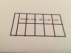 Cigarette card  Sleeves QTY 10 to 200  choose pockets, 1 2 3 4 5 6 8 10 15  Glen