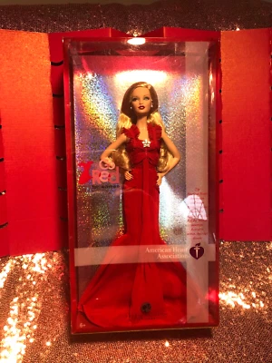 Go Red 2007 para mujer American Heart Association Barbie #K7957 en caja original Foto 1 de 4