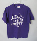 Relay for Life 2011 purple crew neck short sleeve women's t- shirt *sz M*