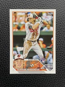 Gunnar Henderson Rookie 2023 Topps Series 1 Baltimore Orioles #206 RC - Picture 1 of 2