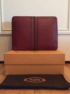 Akten-Ledermappe von Tods NEU! / Bordeauxrot - Bild 1 von 3