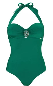 Sapph Balsamo grün Einteiler Badeanzug Badeanzug Größe 14 - Bild 1 von 14