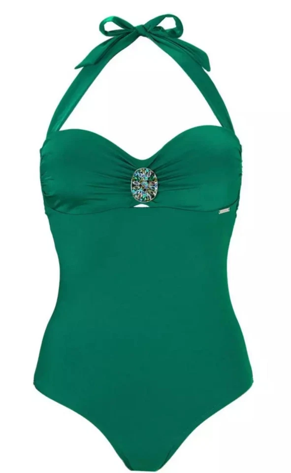 Sapph Balsamo grün Einteiler Badeanzug Badeanzug Größe 14 - Bild 1 von 4