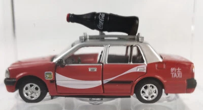 Hong Kong Tiny Coca-Cola Toyota Crown Comfort Taxi 1/64 Diecast Model 000025 - Image 1 of 4